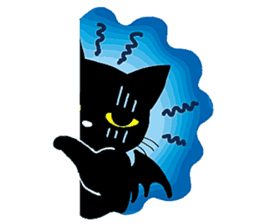 Gill The Black Cat sticker #124712