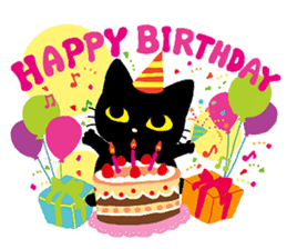 Gill The Black Cat sticker #124729