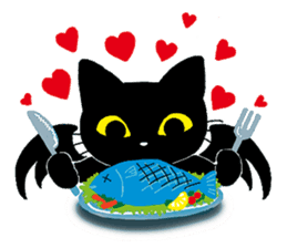 Gill The Black Cat sticker #124737
