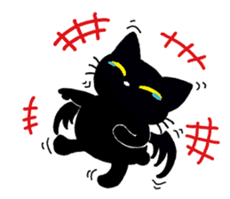 Gill The Black Cat sticker #124738