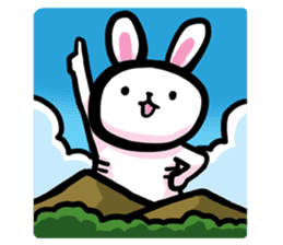 Rabbit and Bear -Bad Status- sticker #124929