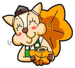 The fawn TENGU of Miyajima sticker #124962