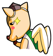 The fawn TENGU of Miyajima sticker #124967