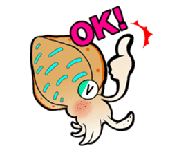 Bigfin reef squid sticker #125148