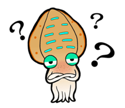 Bigfin reef squid sticker #125152