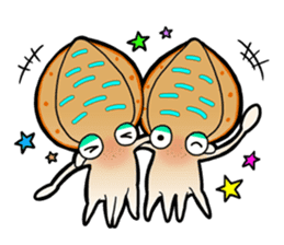 Bigfin reef squid sticker #125169