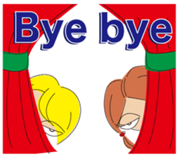 Sister and Brother are good friends sticker #125602