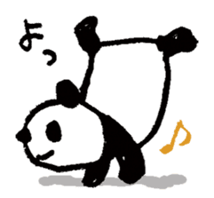 Brass panda club sticker #125703