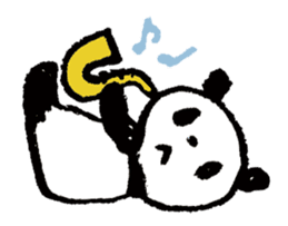 Brass panda club sticker #125708