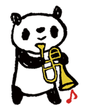 Brass panda club sticker #125713