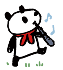 Brass panda club sticker #125716