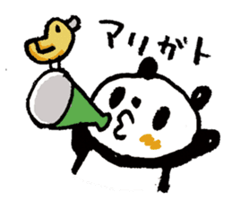 Brass panda club sticker #125737