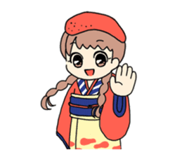 Mentai girl -eldest daughter- sticker #125862