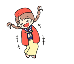 Mentai girl -eldest daughter- sticker #125866