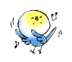 Budgerigar parakeet series sticker #126620