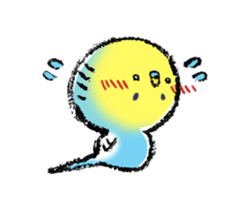 Budgerigar parakeet series sticker #126629