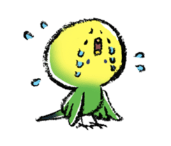 Budgerigar parakeet series sticker #126636