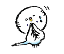 Budgerigar parakeet series sticker #126637