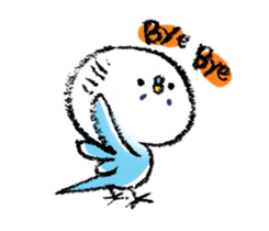 Budgerigar parakeet series sticker #126647