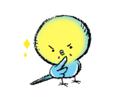 Budgerigar parakeet series sticker #126658