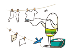 TORI-NINGEN (I do not know who or bird) sticker #126807