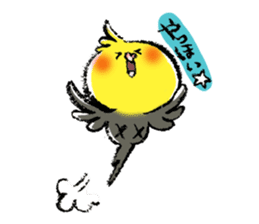 Parakeet cockatiel series sticker #127540