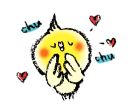 Parakeet cockatiel series sticker #127543