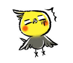 Parakeet cockatiel series sticker #127544