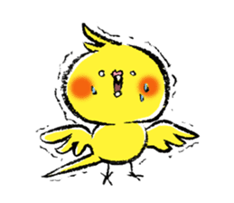 Parakeet cockatiel series sticker #127546