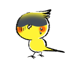 Parakeet cockatiel series sticker #127547