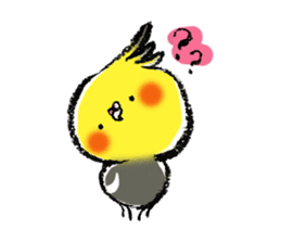 Parakeet cockatiel series sticker #127549