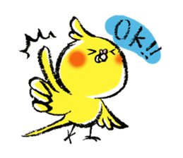 Parakeet cockatiel series sticker #127550