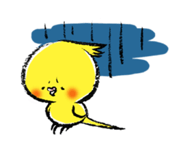 Parakeet cockatiel series sticker #127553