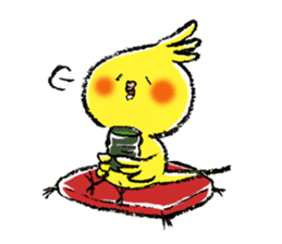 Parakeet cockatiel series sticker #127556