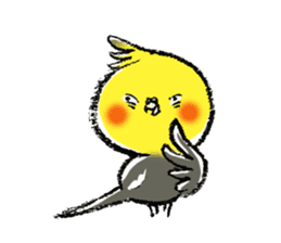 Parakeet cockatiel series sticker #127559