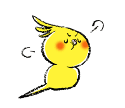 Parakeet cockatiel series sticker #127562