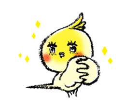 Parakeet cockatiel series sticker #127567