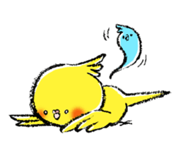 Parakeet cockatiel series sticker #127568