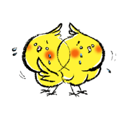 Parakeet cockatiel series sticker #127570
