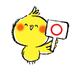 Parakeet cockatiel series sticker #127576