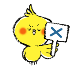 Parakeet cockatiel series sticker #127577