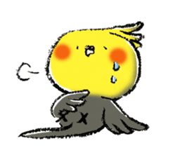 Parakeet cockatiel series sticker #127579