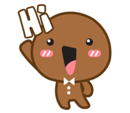 Mr. Brown Cookie sticker #127860