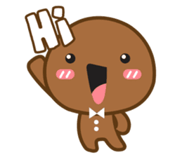 Mr. Brown Cookie sticker #127860