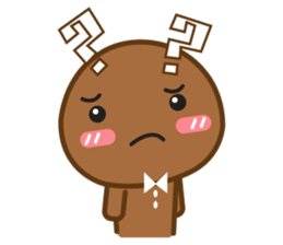 Mr. Brown Cookie sticker #127862