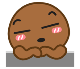 Mr. Brown Cookie sticker #127872