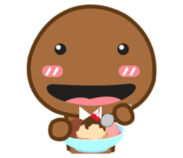 Mr. Brown Cookie sticker #127873