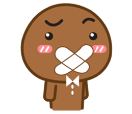 Mr. Brown Cookie sticker #127874