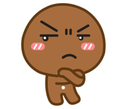 Mr. Brown Cookie sticker #127875