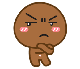 Mr. Brown Cookie sticker #127875